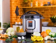 showing the Best Pressure Cookers on countertop in kitchen