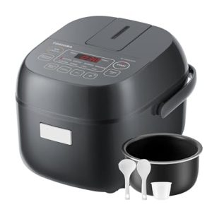 TOSHIBA Rice Cooker Small 3-Cup Uncooked