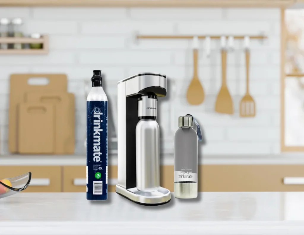 Drinkmate LUX Stainless Steel Sparkling Beverage Maker