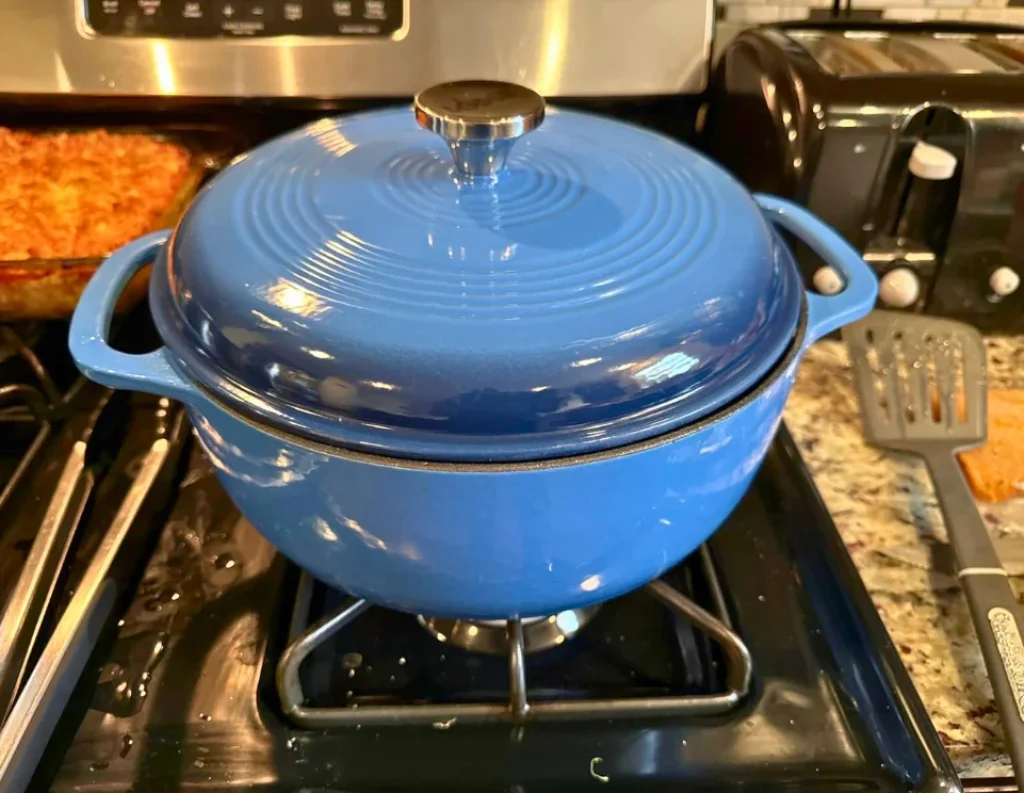 Lodge 6-Quart Enameled Cast Iron Dutch Oven