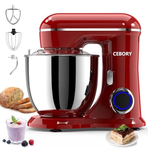 CEBORY Electric Stand Mixer 6.5QT Bowl