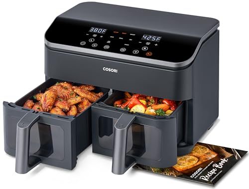 COSORI Dual Basket Air Fryer 9.0-Quart