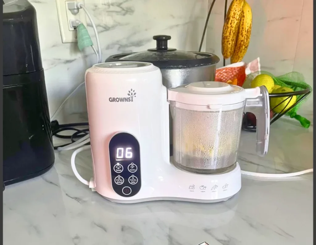 GROWNSY Baby Food Maker with Steam Basket