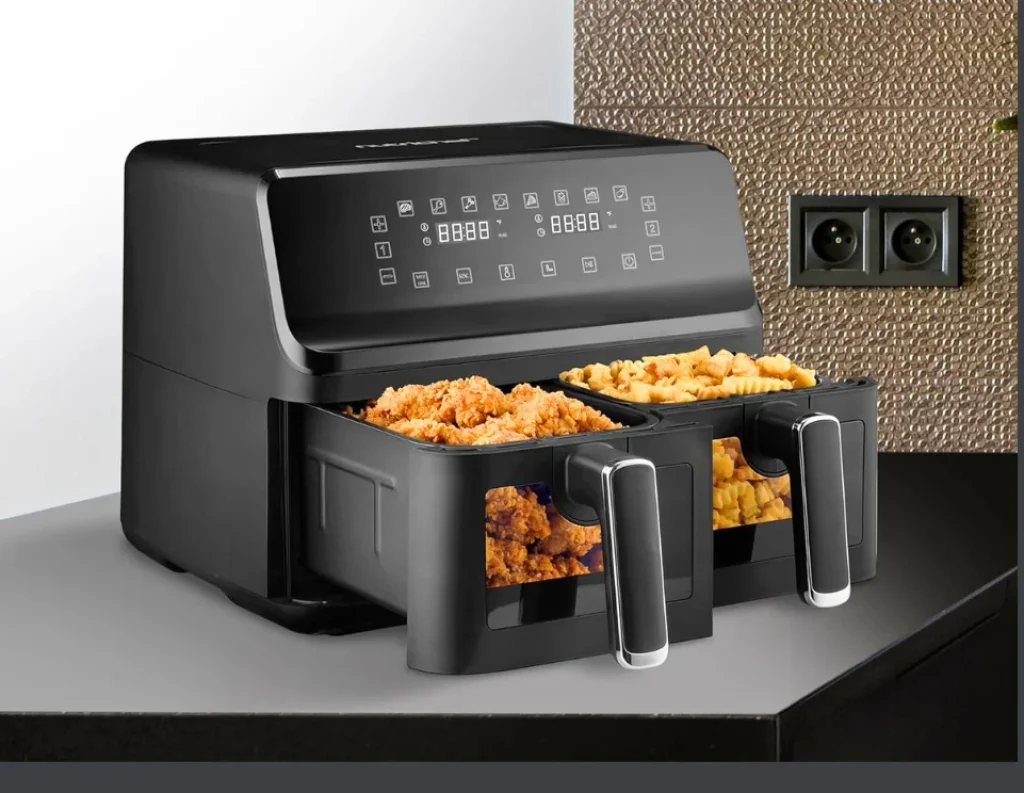 Nutrichef Double Basket Air Fryer 8.8 QT