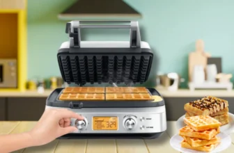 Showing The Best Waffle Makers on kitchen counter