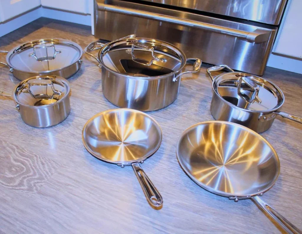 All-Clad D5 Stainless Steel 10-Piece Set