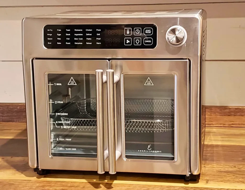 Emeril Lagasse Extra Large French Door Air Fryer Toaster Oven Combo