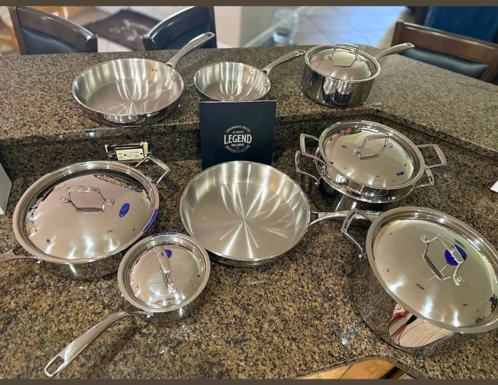 LEGEND COOKWARE Stainless Steel Cookware Set