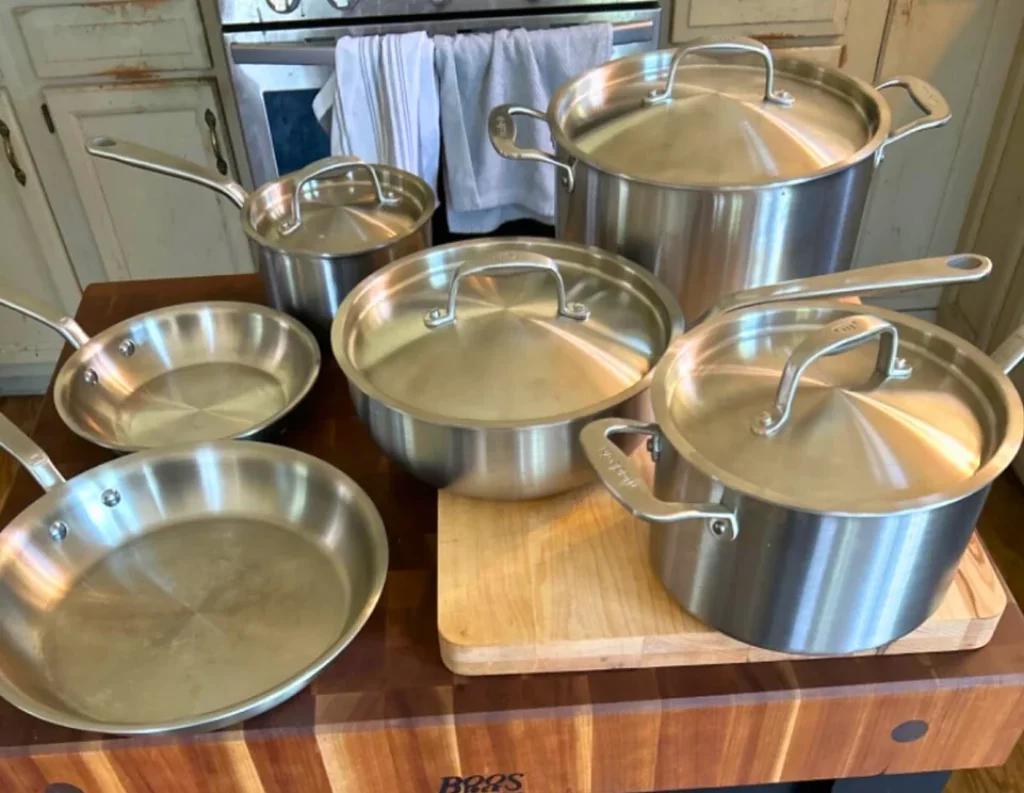 Made In Cookware – 10 Piece Stainless Steel Pot and Pan Set