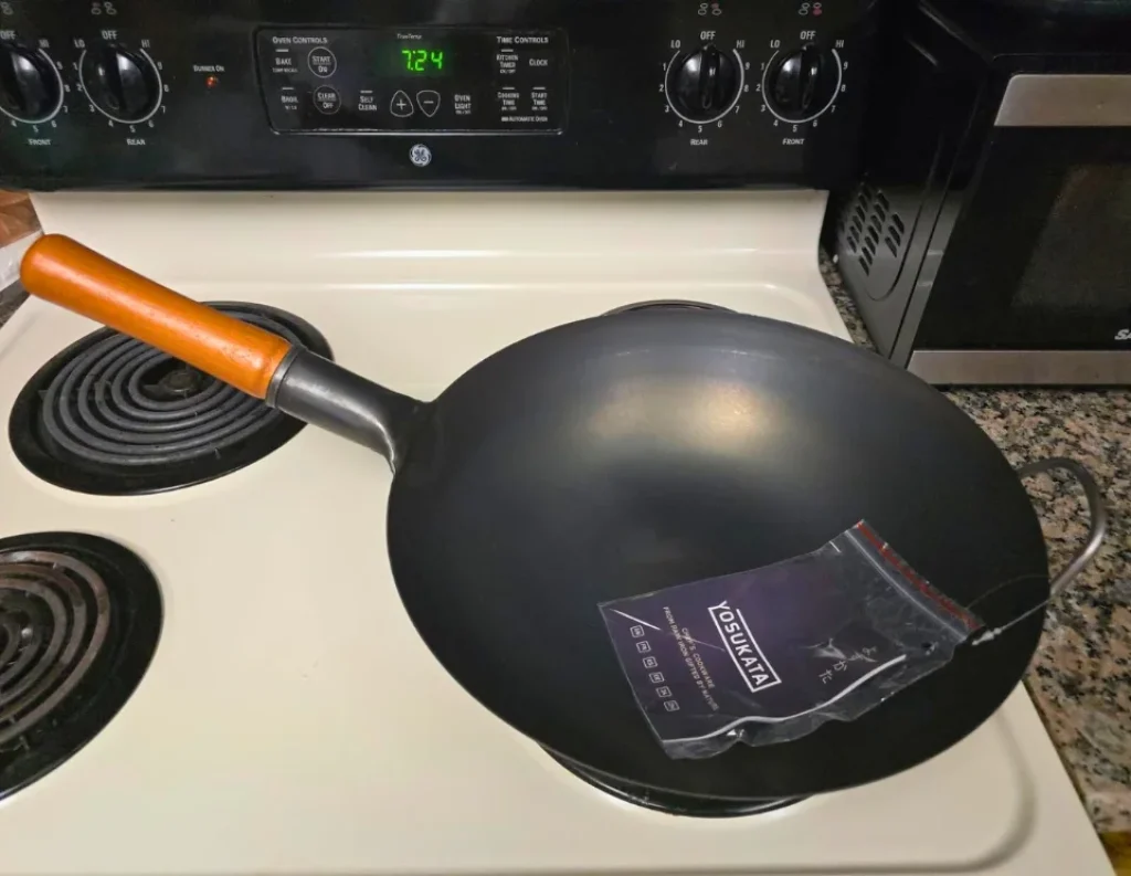 YOSUKATA Carbon Steel Wok Pan